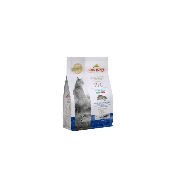 almo nature cat hfc sterilized longevity spigola 1.2kg