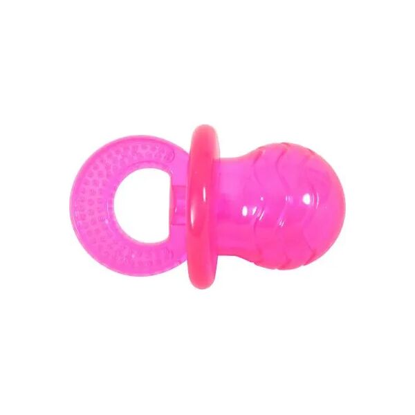 lovedi gioco cane ciuccio tpr fucsia cm.10