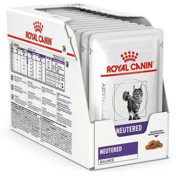 royal canin v-diet  neutered weight balance multipack gatto 12x85g