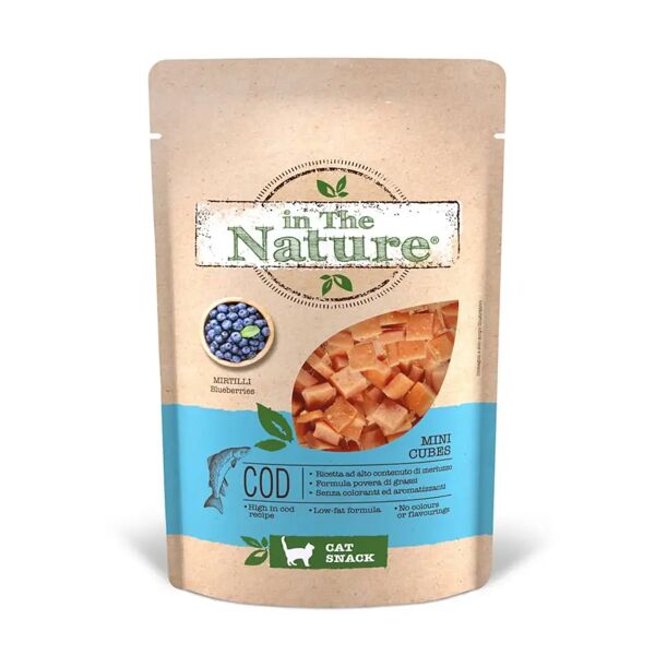 in the nature snack cat mini cubes merluzzo 90g 90g