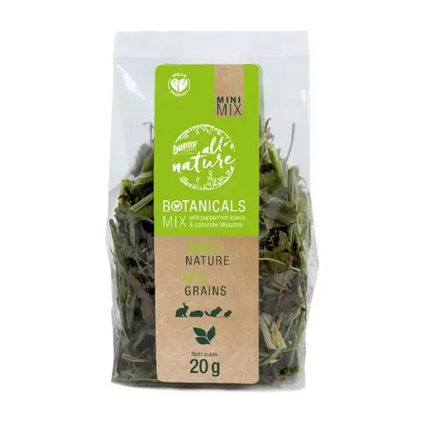 bunny all nature botanicals mini mix menta e camomilla 20g