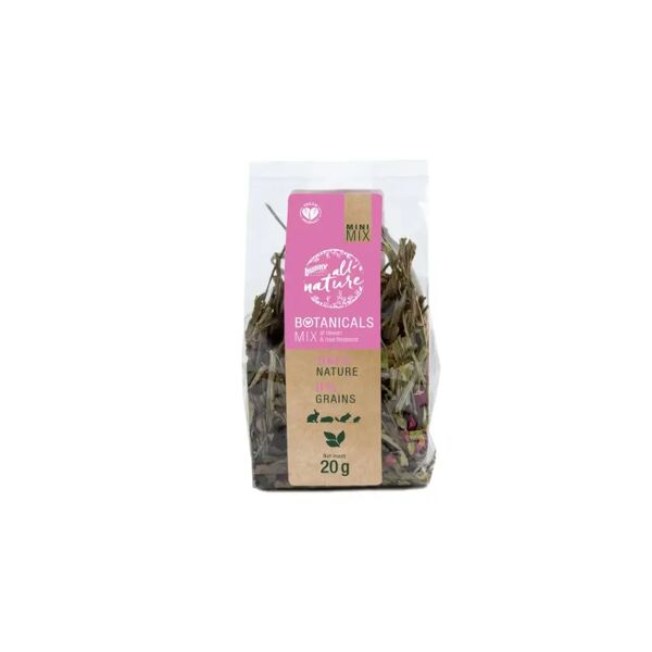bunny botanicals mini mix ribwort e rosa 20g