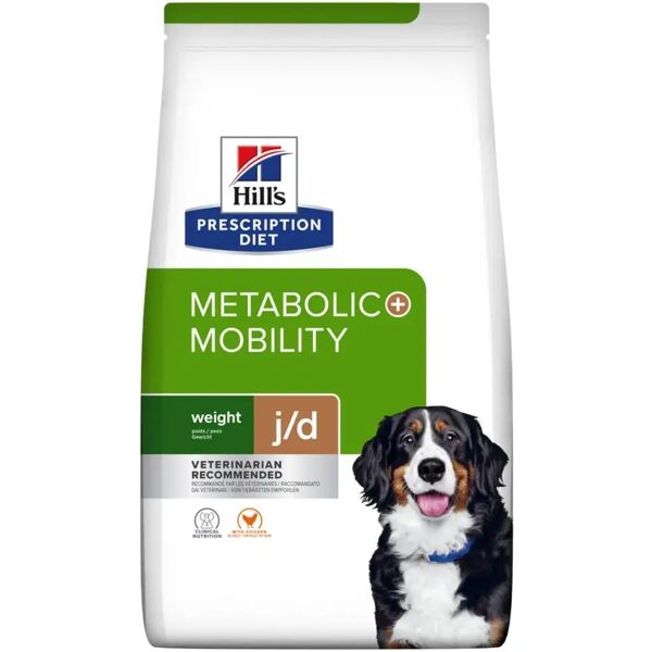 hills hill's prescription diet metabolic + mobility alimento secco per cani 12kg