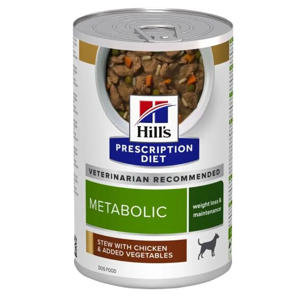 hills hill's prescription diet  metabolic spezzatino per cani aromatizzato 354g