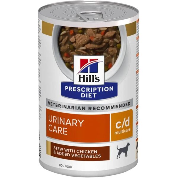 hills hill's prescription diet c/d urinary care multicare spezzatino per cani 354g