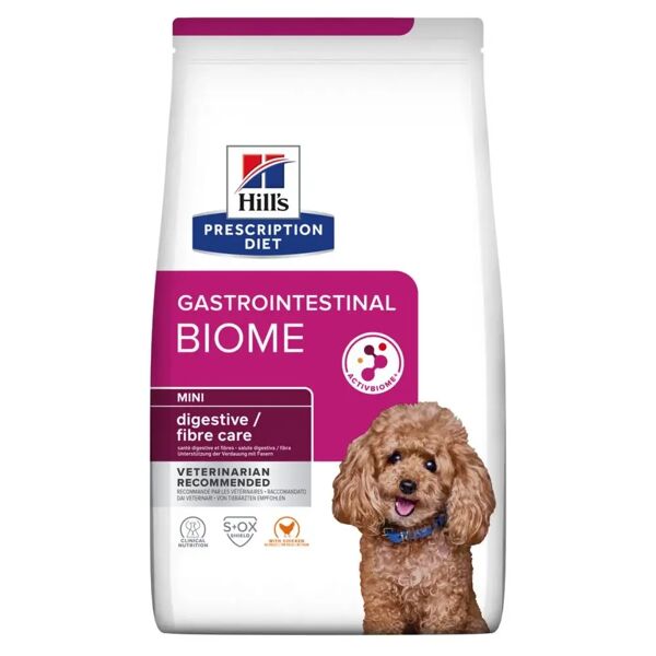 hills hill's prescription diet gastrointestinal biome mini alimento secco per cani 1kg