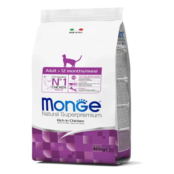 monge adult con pollo per gatto 400g