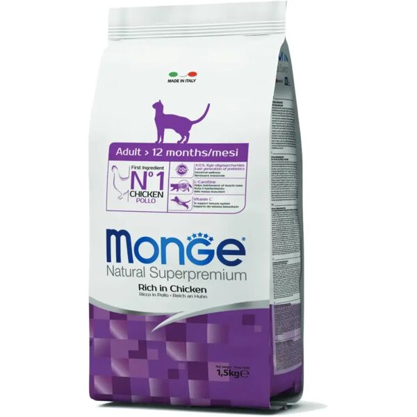 monge adult con pollo per gatto 1.5kg