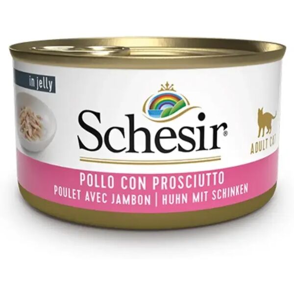 schesir cat lattina multipack 6x85g pollo con prosciutto