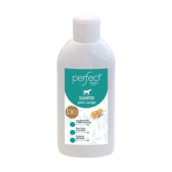 perfect shampoo per cane dal pelo lungo con avena bio 200ml