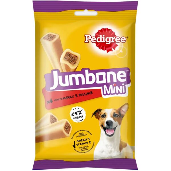 pedigree snack per cane jumbone mini 160g 160g