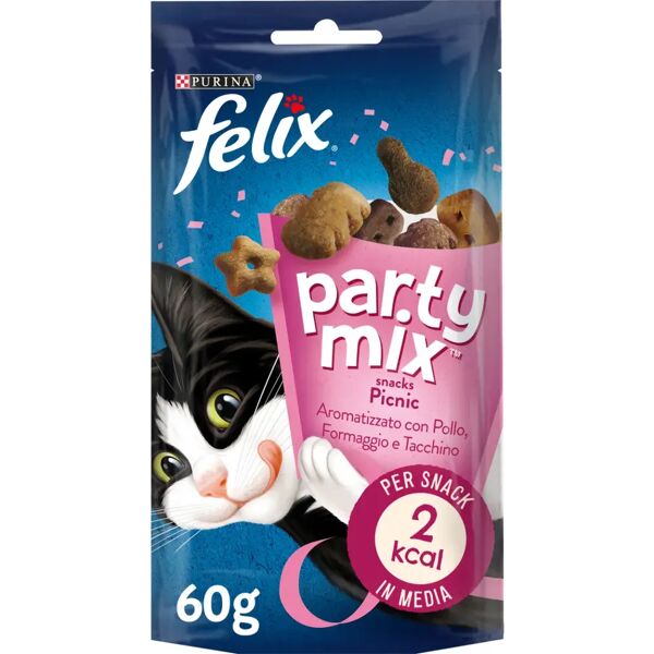 felix party mix snack gatto picnic mix 60g