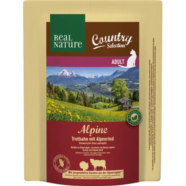 real nature country select alpine adult tacchino 300g