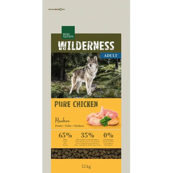 real nature wilderness purè adult pollo 12kg