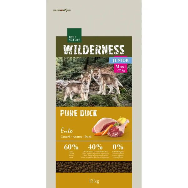 real nature wilderness pure duck cane junior maxi anatra 12kg