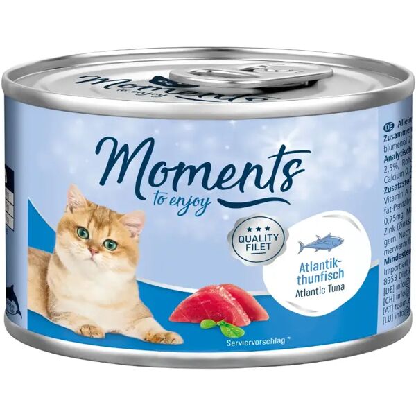 moments cat lattina multipack 6x140g tonno dell'atlantico