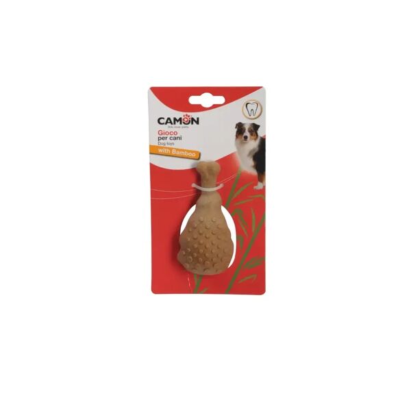 camon gioco per cane bambù coscia pollo 1 pz