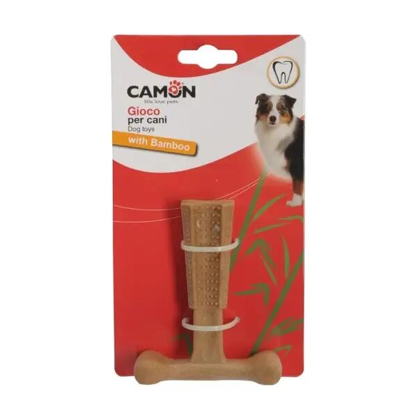 camon gioco cane bambù osso cm.15