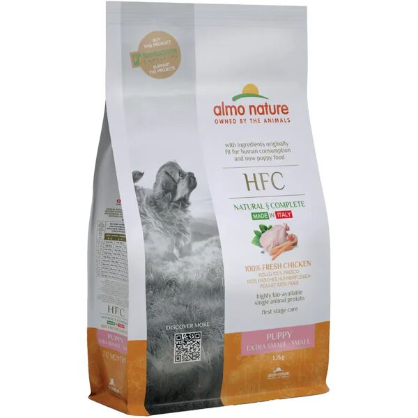 almo nature puppy hfc natural&complete pollo 1.2kg