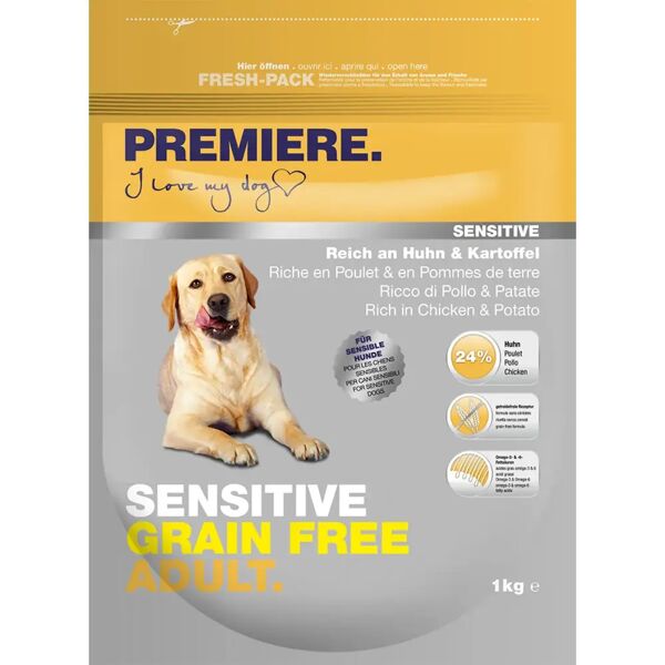 premiere sensitive cane al pollo e patate 1kg