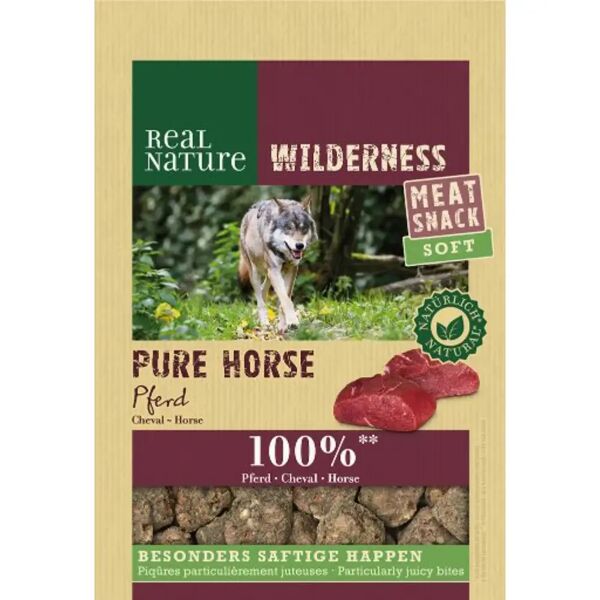 real nature snack per cani soft 150g cavallo