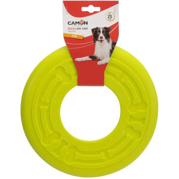 camon gioco cane frisbee osso 25cm