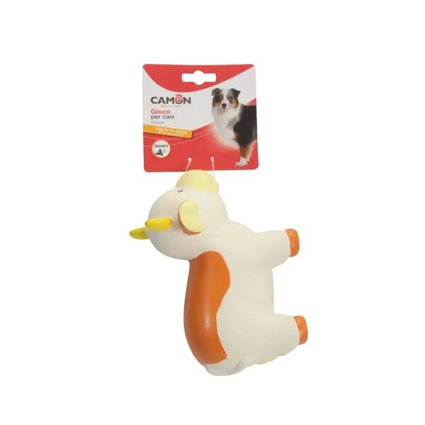 camon gioco cane squeaker mucca cm.19