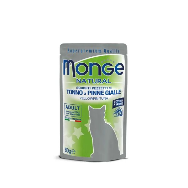 monge cat natural busta multipack 24x80g tonno del pacifico