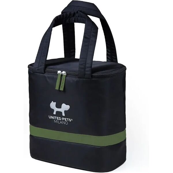 united borsa travel bag small eco nera verde