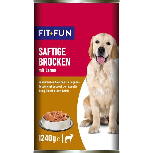 fit and fun fit+fun dog lattina 1240g agnello