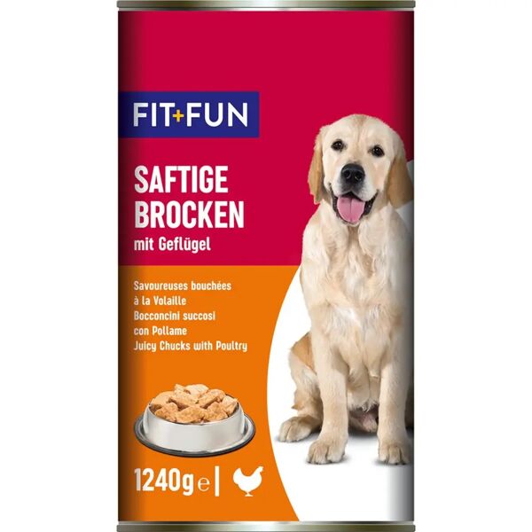 fit and fun fit+fun dog lattina 1240g pollame