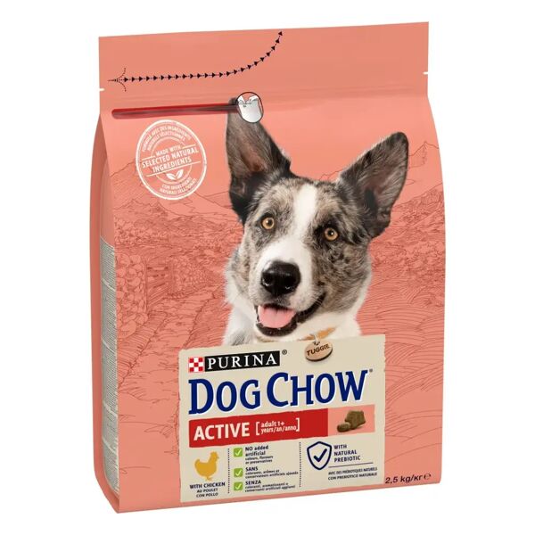 dog chow purina  adult active pollo 2.5kg