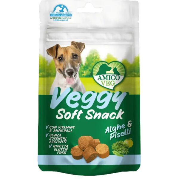 amico veg veggy soft snack cane alghe e piselli 70g