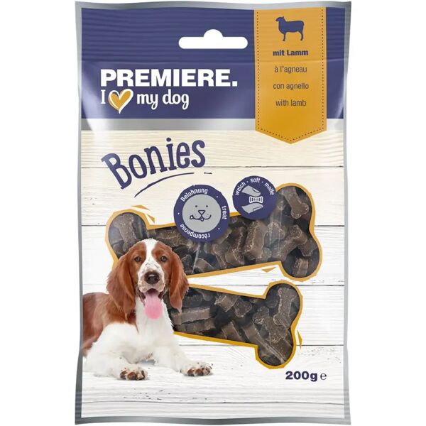 premiere bonies snack dog adult 200g agnello