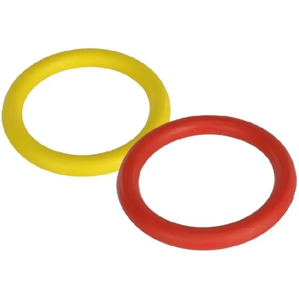 fit and fun anello in gomma naturale giallo 8cm