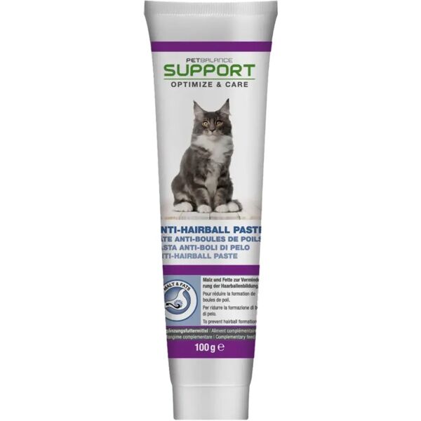 petbalance support cat crema anti hairball 100g