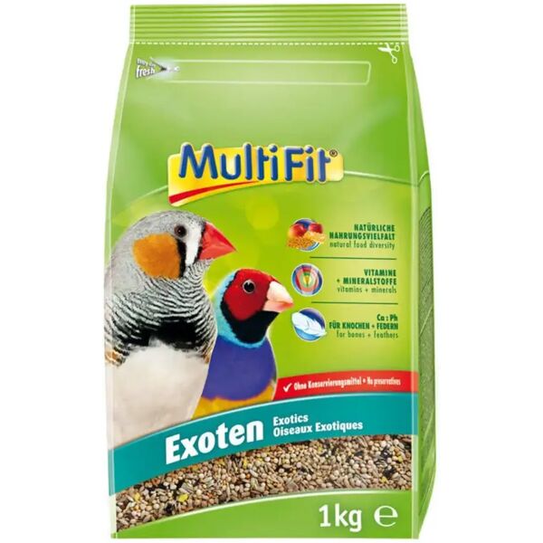 multifit mangime per uccelli esotici 1kg