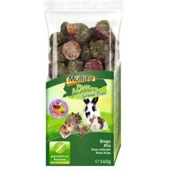 multifit snack per roditori drops mix senza cereali mix