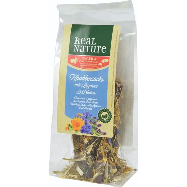 real nature snack roditori sticks 75g mix fiori