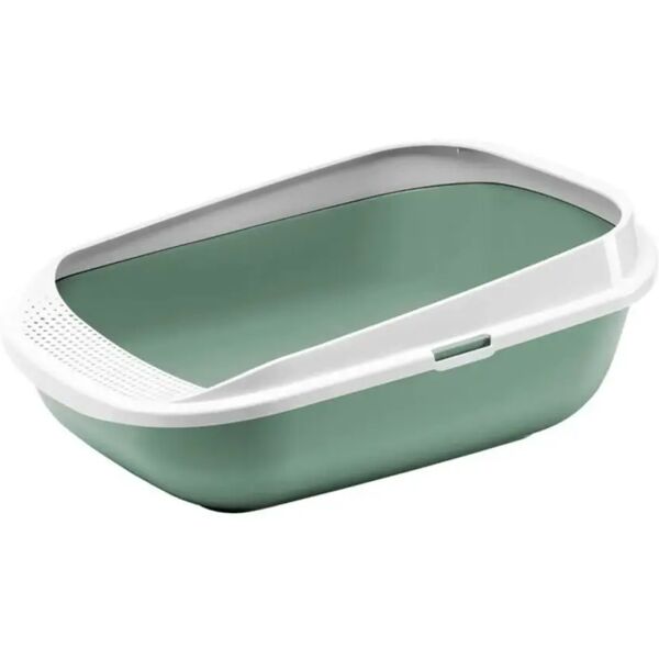 anione toilet bordi alti verde