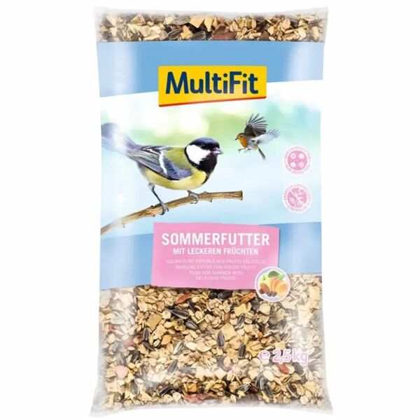 multifit mangime estivo per uccelli selvatici 2.5kg
