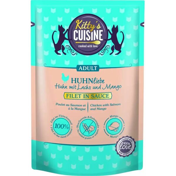 kittys cuisine kitty's cuisine cat busta multipack 12x70g pollo con salmone