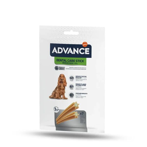 advance snack dog medium/maxi dental care stick 180g.