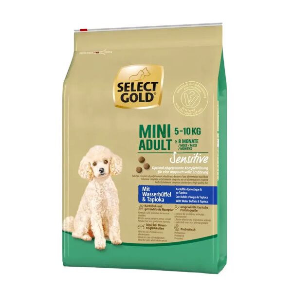 select gold sensitive mini adult con bufalo e tapioca 4kg