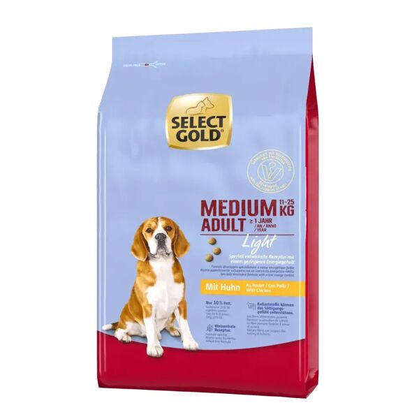 select gold light medium pollo 12kg