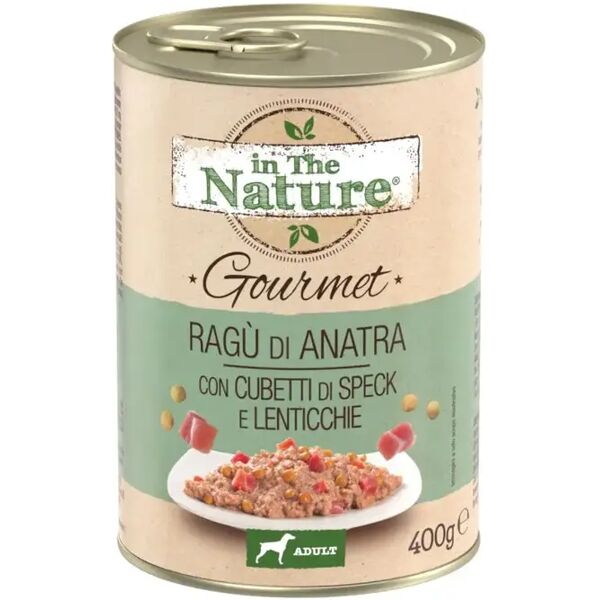 in the nature gourmet dog lattina 400g anatra con speck e lenticchie