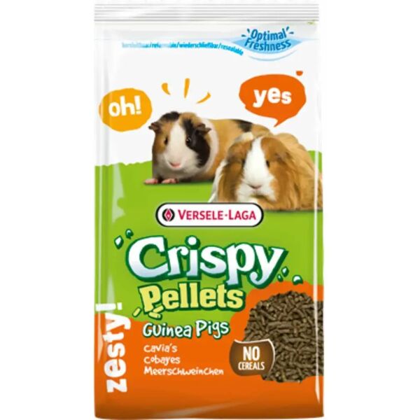 versele laga alimento per porcellino d'india pellet crispy 2kg