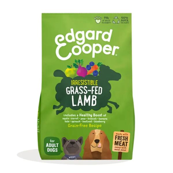 edgard cooper edgard & cooper dog adult agnello 12kg
