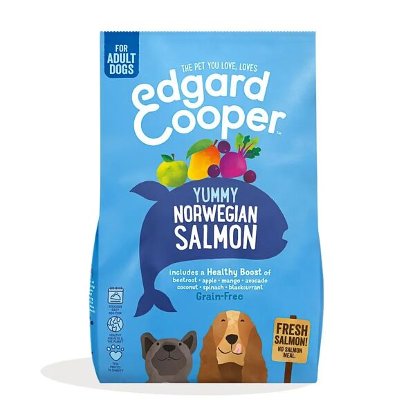 edgard cooper edgard & cooper dog adult al salmone 12kg