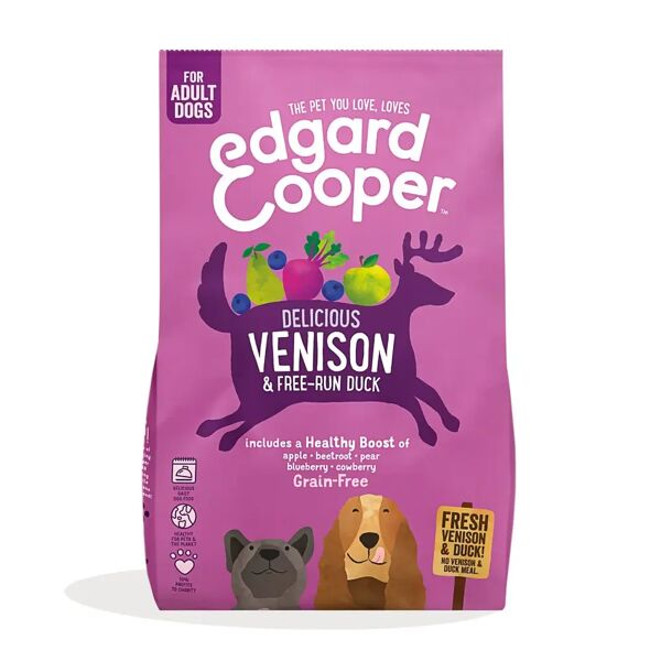 edgard cooper edgard & cooper dog adult cervo e anatra 2.5kg